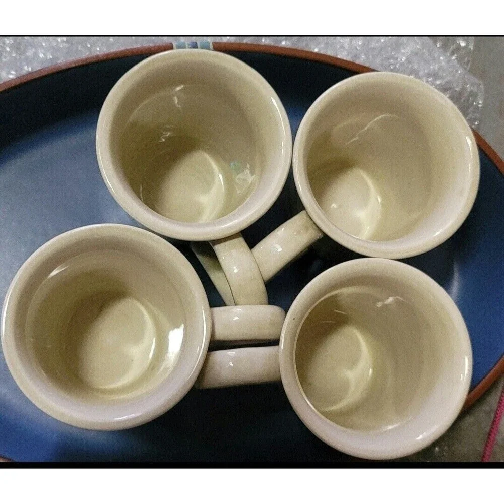 Palm Island Teapot and Cups. Palm Island Cream by FLORIDA